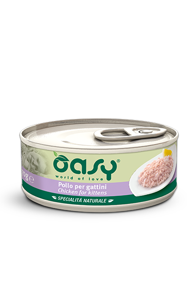 Oasy Specialità Naturale Kitten Pollo 70gr