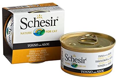 Schesir Gatto Tonno con Aloe 85g Filetti in Gelatina Lattina