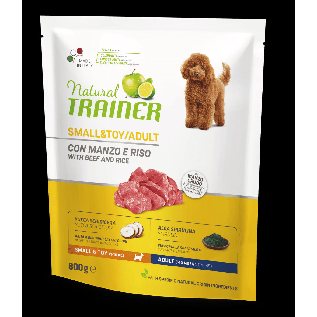 Natural Trainer Trainer Natural Small Manzo Riso 800 gr