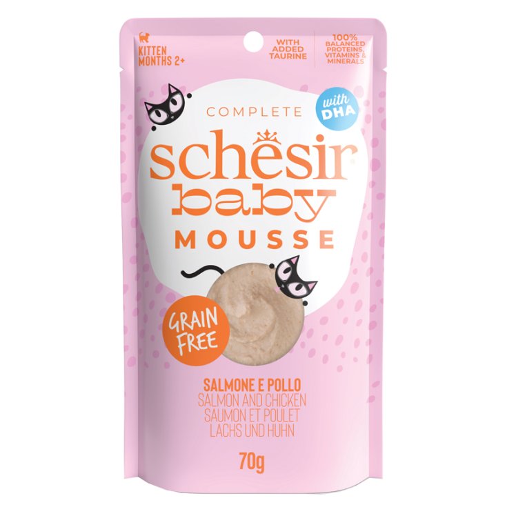 Schesir Gatto Baby Mousee di pollo 70 gr