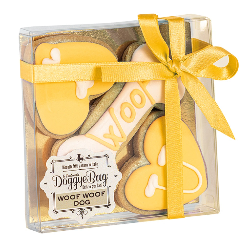 Tortina per Cani - DoggyeBag Woof Woof Dog Giallo