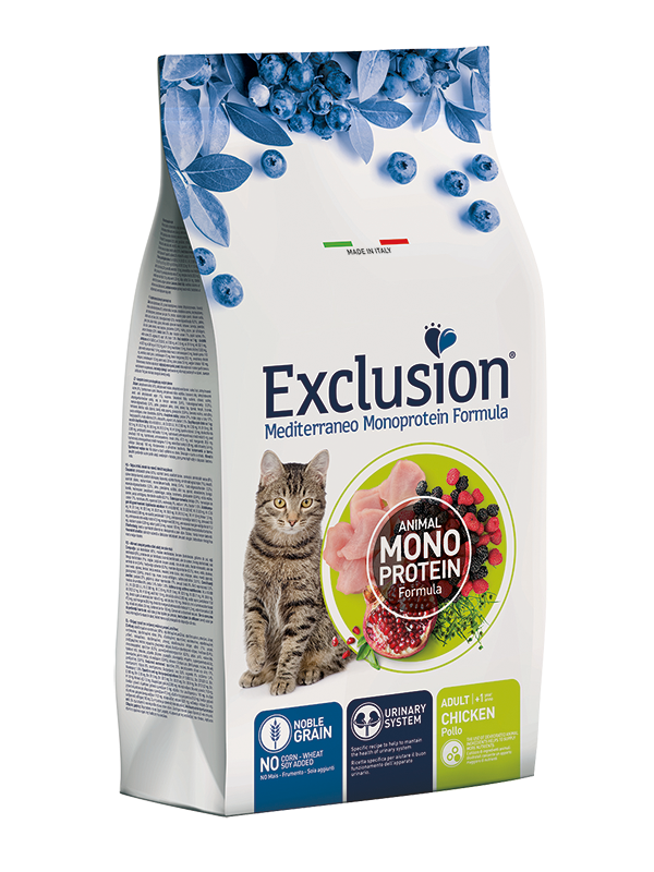 Exclusion Adult Pollo 300g - Crocchette per Gatti Monoproteiche