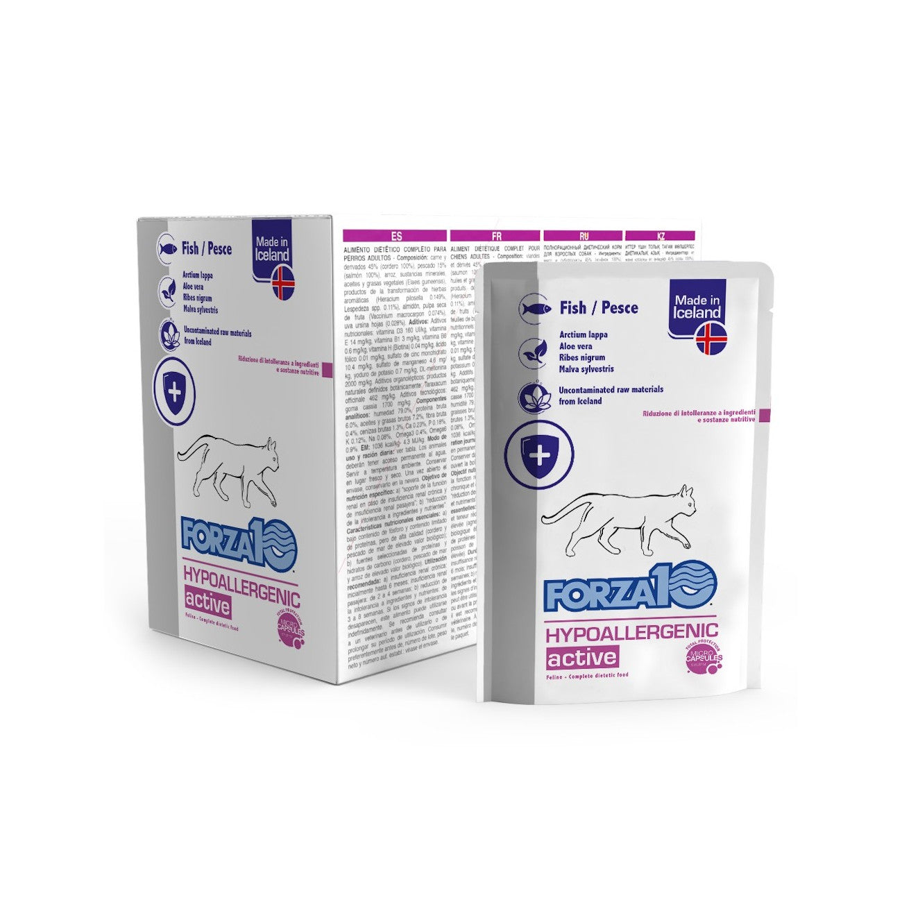 Forza10 Gatto Hypoallergenic Pesce 12x100gr