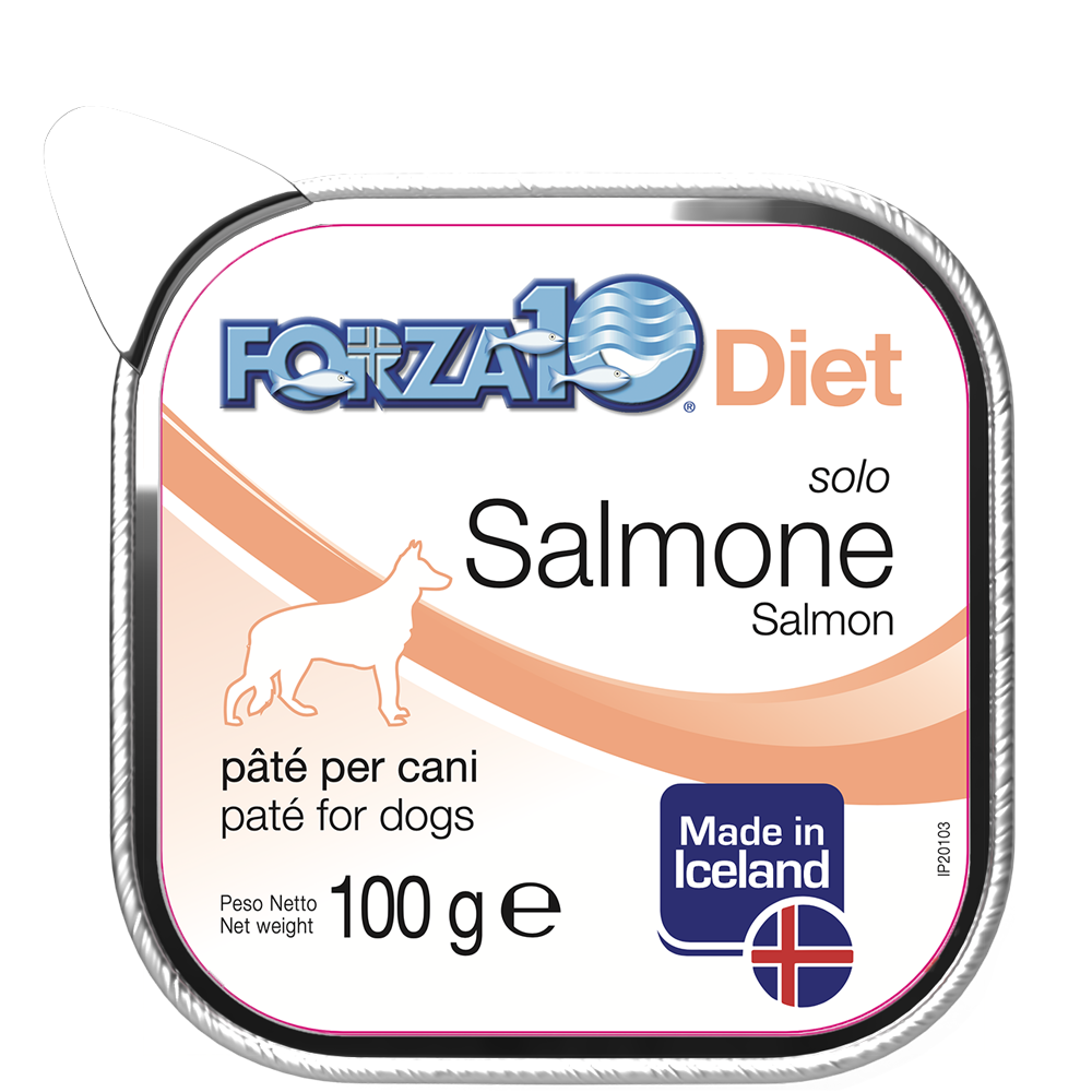 Forza10 Diet Solo Salmone 100g - Cibo Umido per Cani