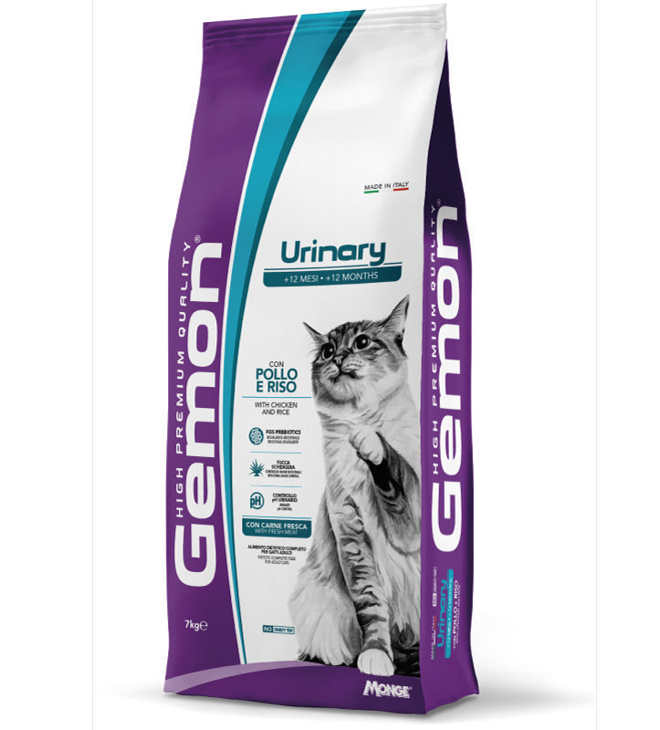 Gemon Urinary Pollo e Riso 7kg - Crocchette per Gatti