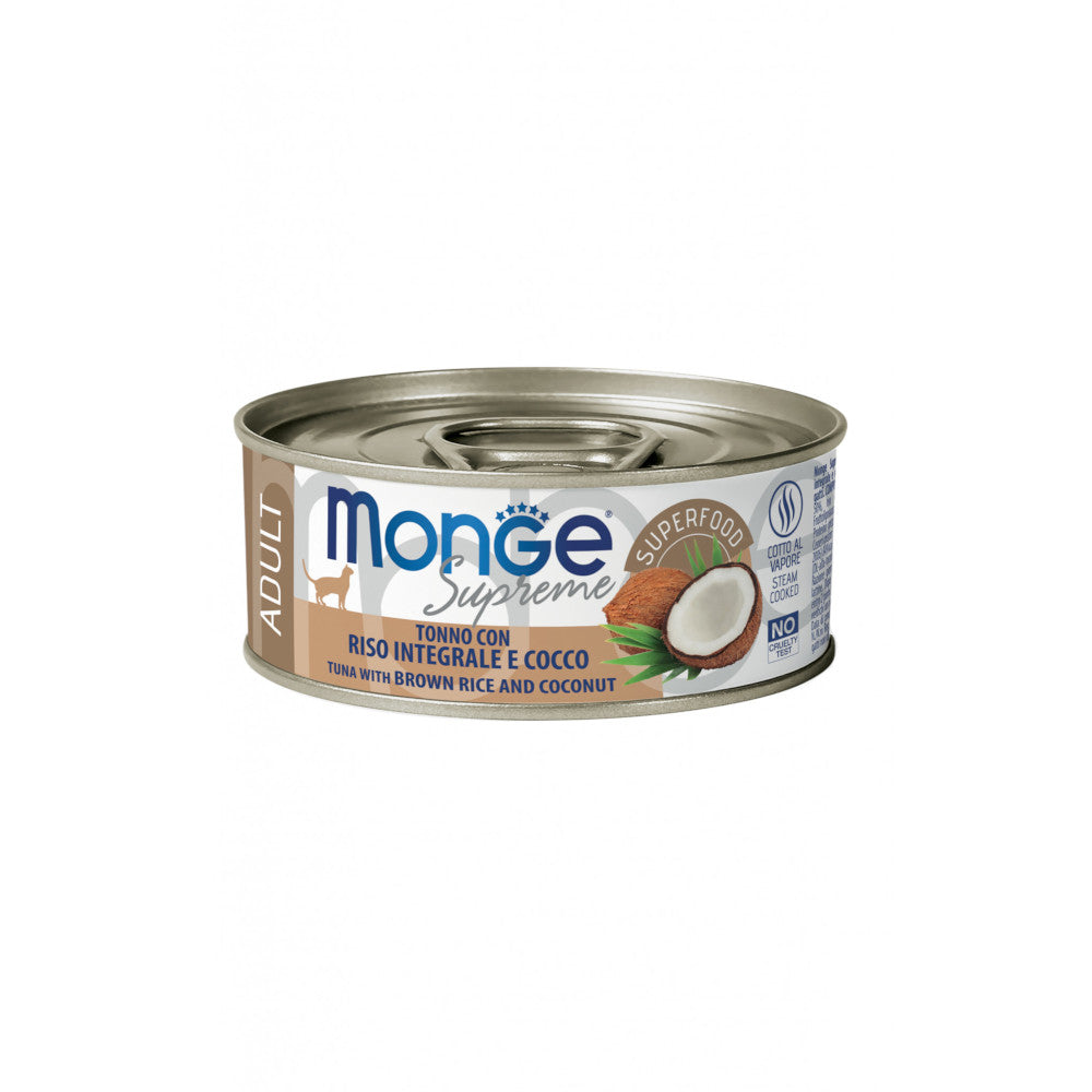 Monge Supreme Kitten Tonno Riso e Cocco 80gr Alimento umido per Gatti