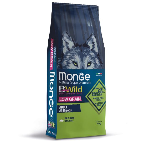 Monge Bwild Cane Adult Cinghiale - 12 kg