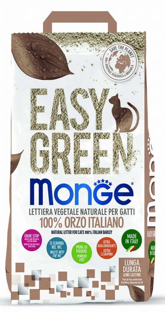 Monge Easy Green Orzo 3,8kg - Lettiera da WC Ecologica