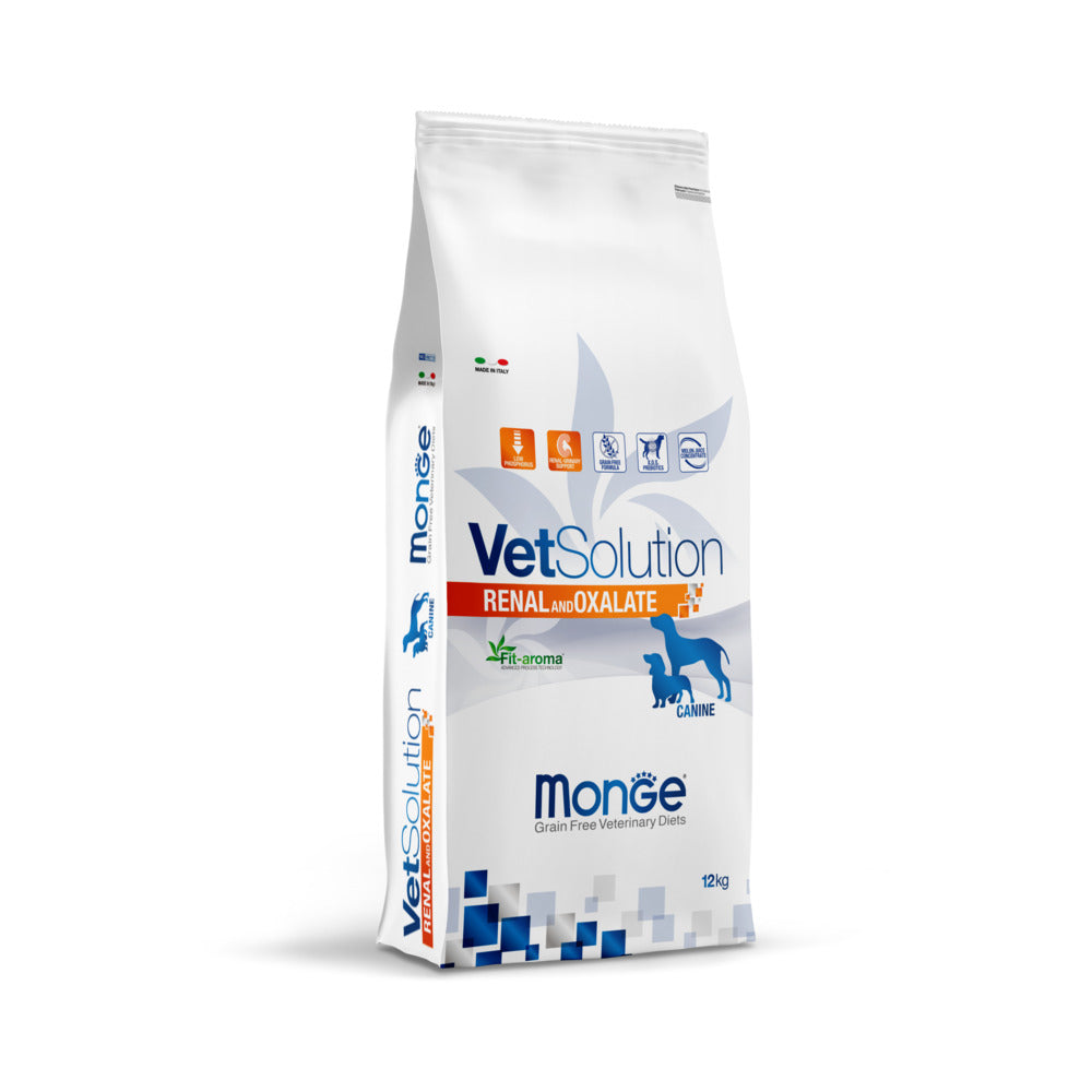 Monge Vet Solution Renal and Oxalate 12kg - Crocchette per Cani