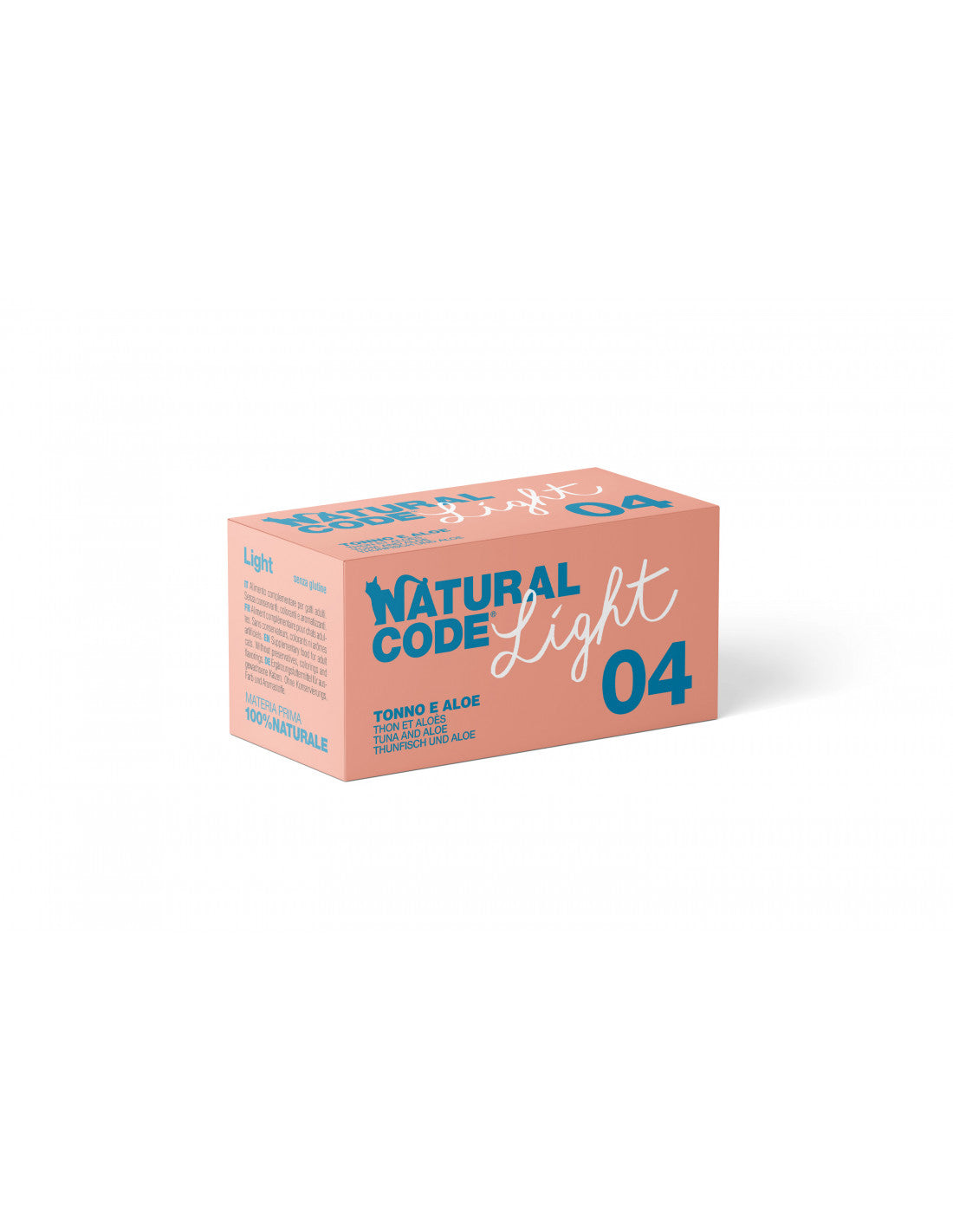 Natural Code 04 Light Tonno e Aloe 4x70g Umido per Gatti