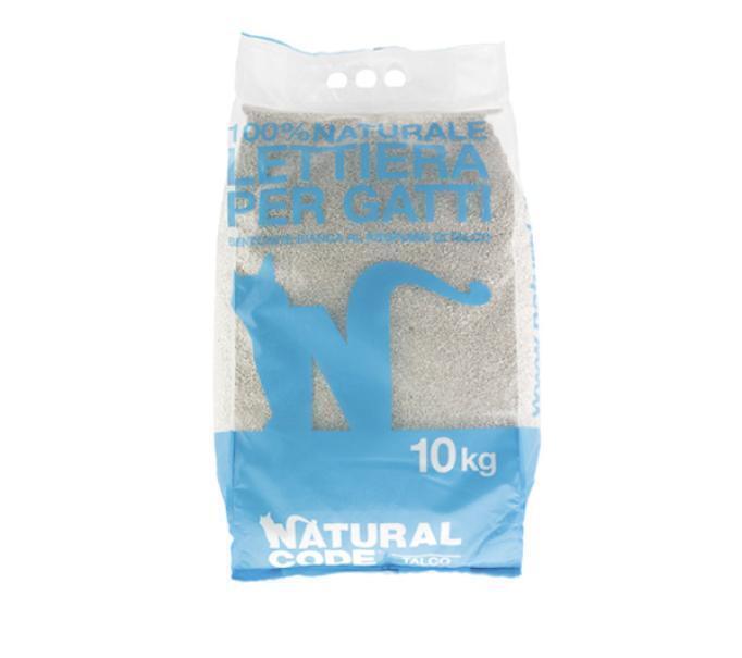 Natural Code Lettiera Agglomerante 10L - Profumata al Talco