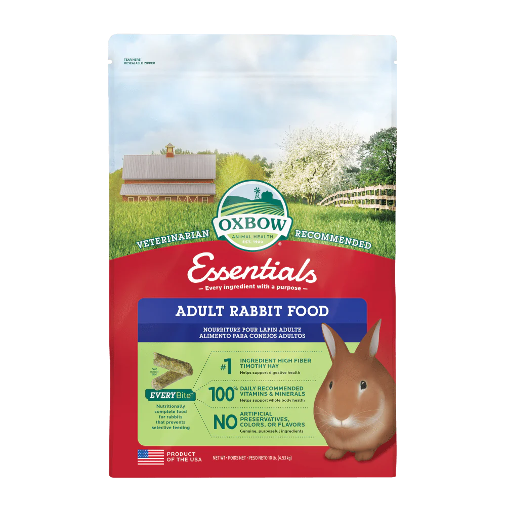 Oxbow Essentials Adult Rabbit Food 4,53kg - Alimento per Conigli Adulti