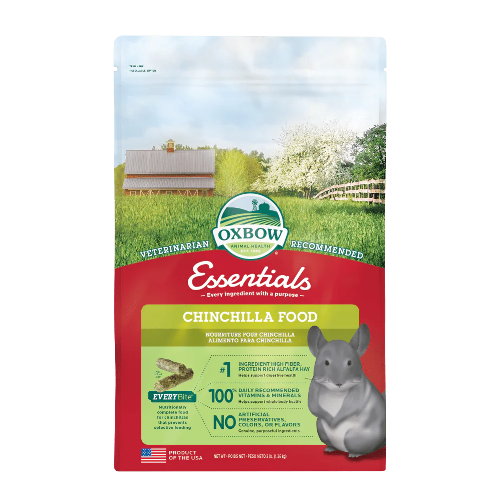 Oxbow Essentials Cibo per Cincillà - 1,36 kg