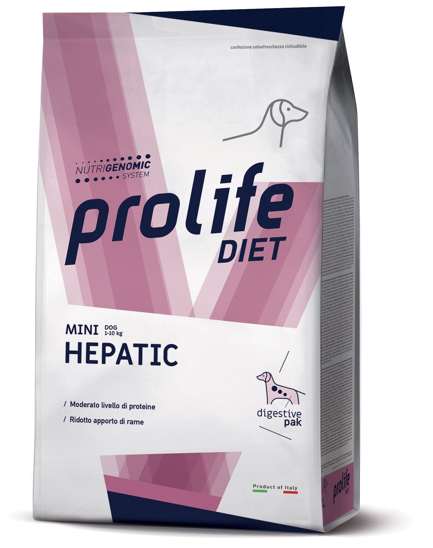 Prolife Diet Mini Hepatic 1,5kg - Crocchette per Cane