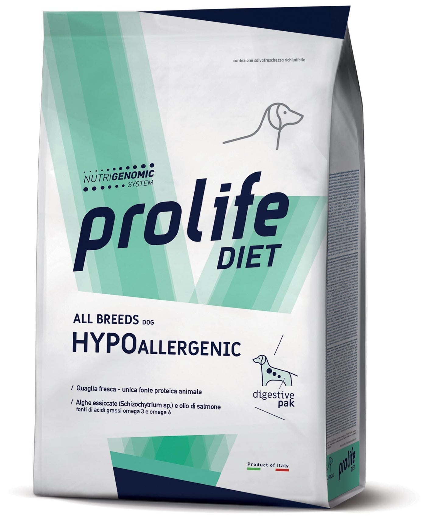 Prolife Diet Hypoallergenic All Breeds 2kg Crocchette per Cani Monoproteiche