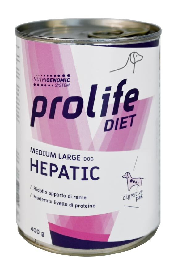 Prolife Diet Medium/Large Hepatic 400g - Cibo Umido per Cani