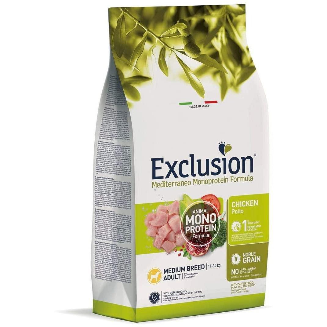 Exclusion Mediterraneo Adult Pollo Medium 3kg