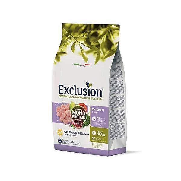 Exclusion Mediterraneo Light Pollo Medium/Large 3kg