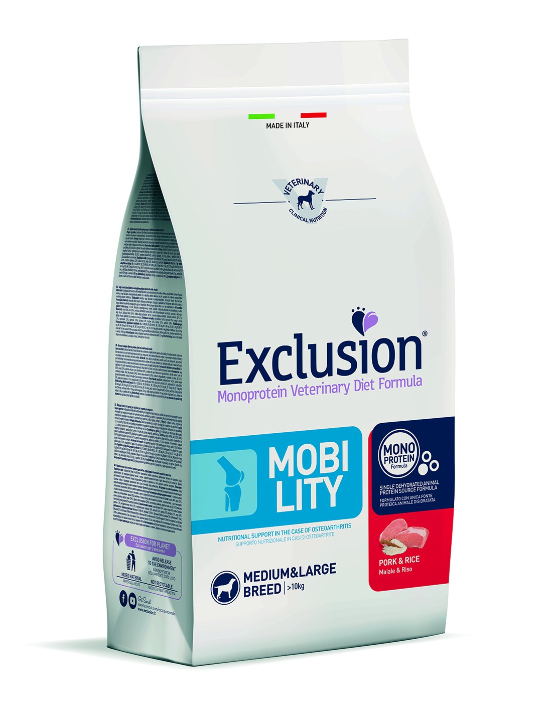 Exclusion Mobility Medium/Large Maiale e Riso 2kg