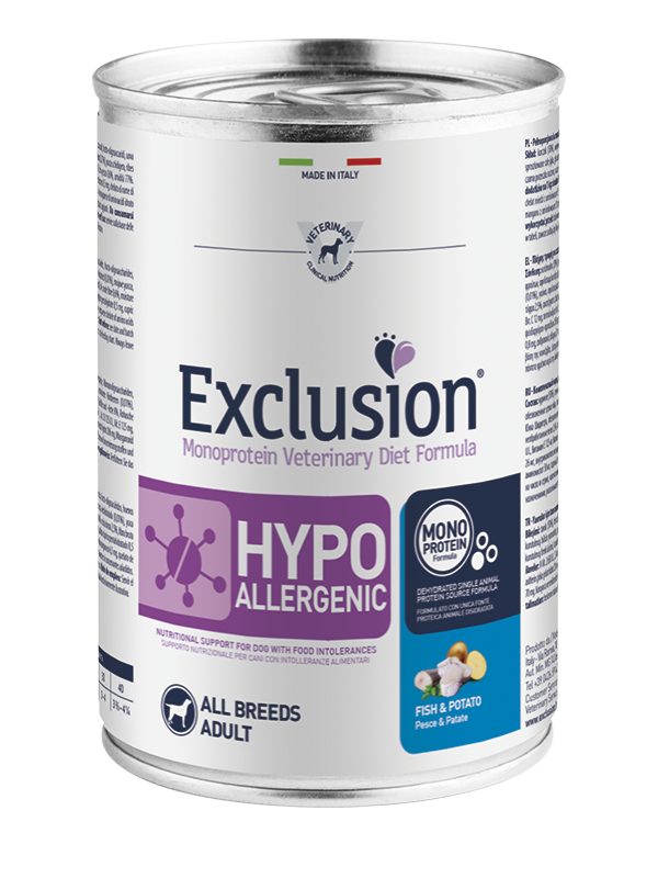 Exclusion Diet Hypoallergenic Pesce e Patata - 400gr
