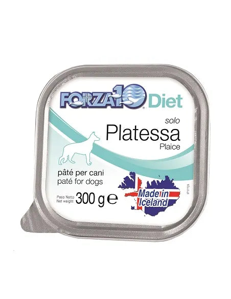 Forza10 Diet Solo Platessa 300g - Cibo Umido per Cani