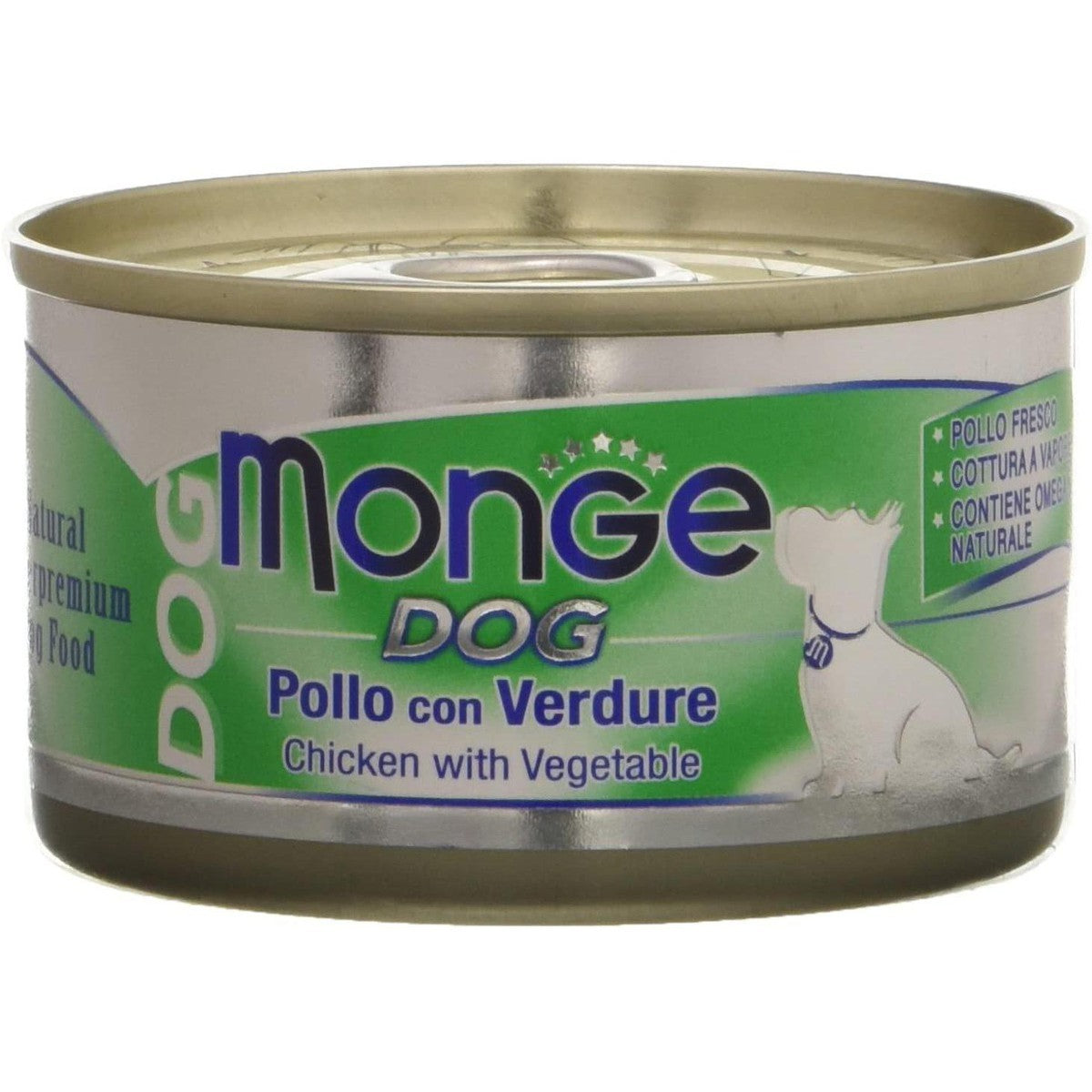 Monge Dog Pollo con Verdure 95gr Alimento umido per Cani