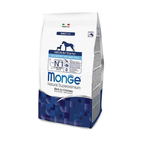 Monge Natural Superpremium Starter Medium 1,5kg
