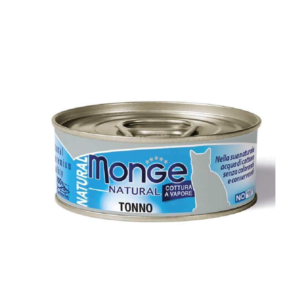 Monge Natural Tonno 80g - Cibo Umido per Gatti