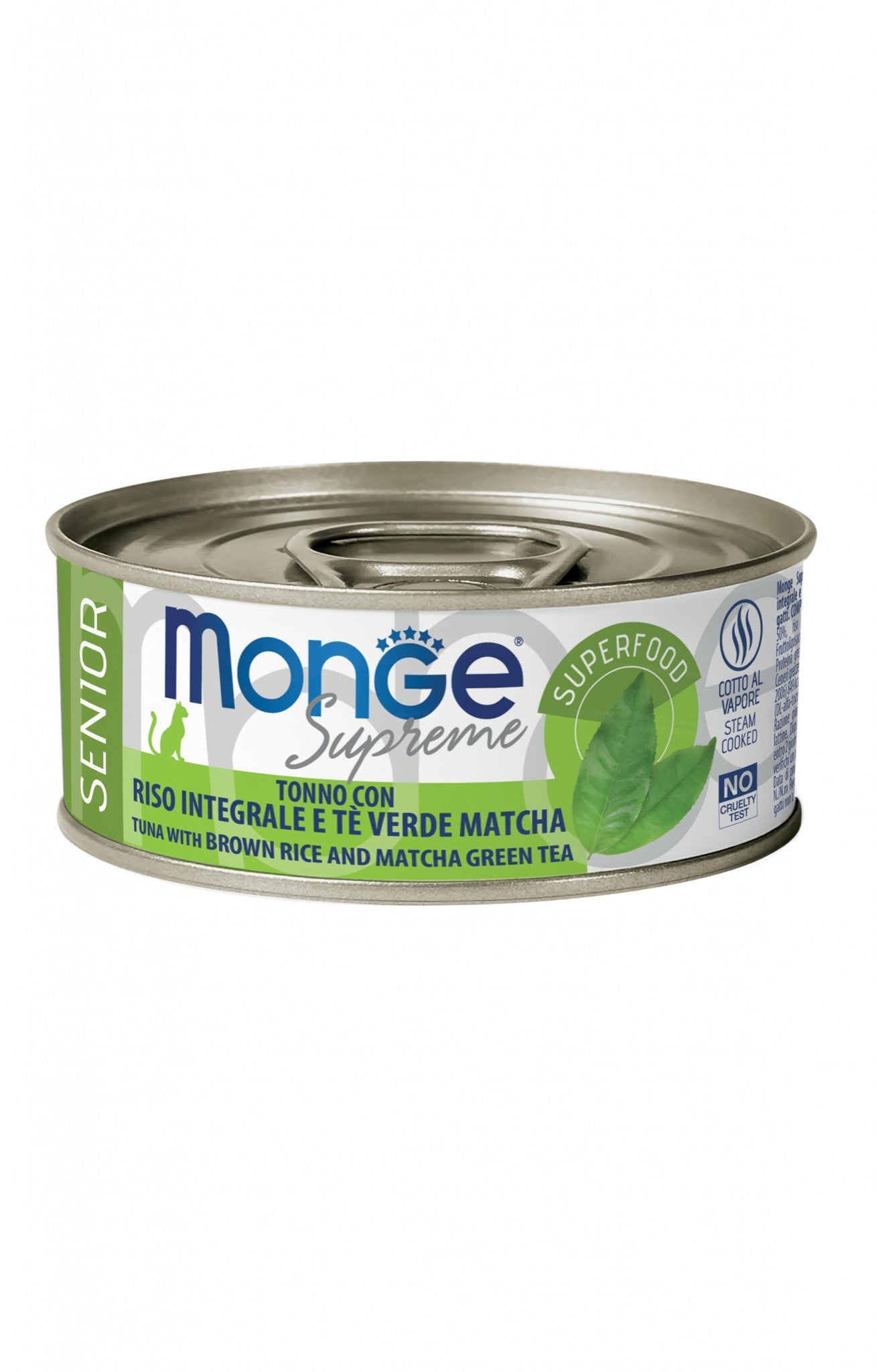 Monge Supreme Senior Tonno Riso Integrale e Tè Matcha 80gr