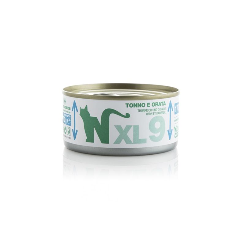 Natural Code XL 9 Tonno e Orata - Cibo Umido per Gatti 170g