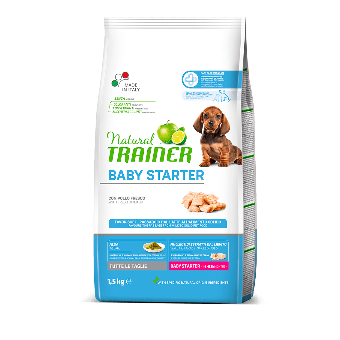 Natural Trainer Baby Starter All Size con Pollo fresco 1,5kg
