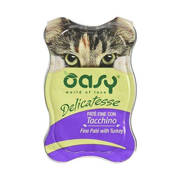 Oasy Delicatesse Paté Tacchino Umido Gatto 85 Gr