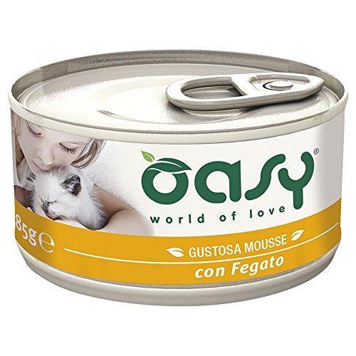 Oasy Gustosa Mousse Fegato Umido Gatto 85 Gr