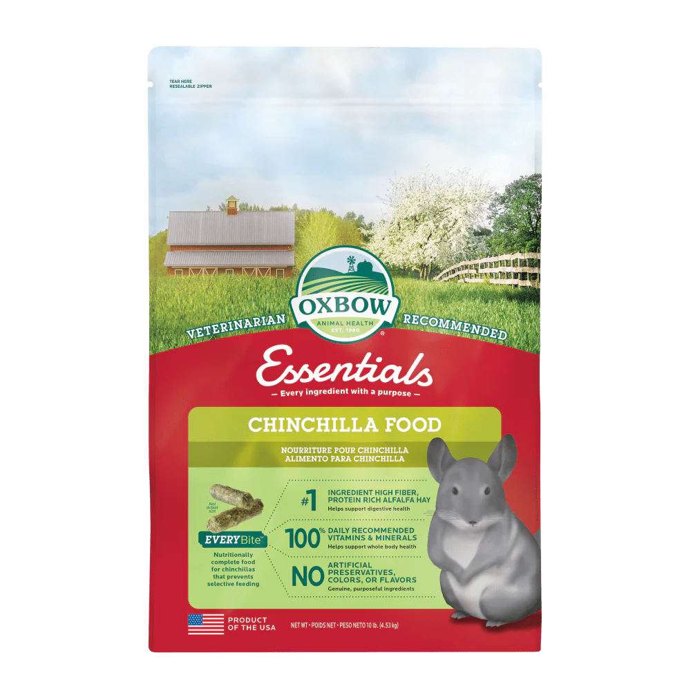Oxbow Chinchillà Food 4,54 Kg Alimento per Chinchillà