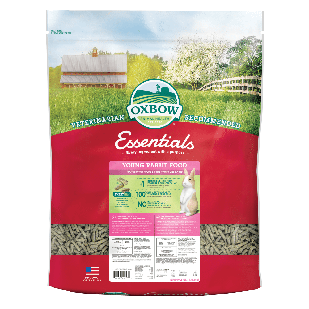 Oxbow Young Rabbit Food 4,54 Kg Alimento per Conigli