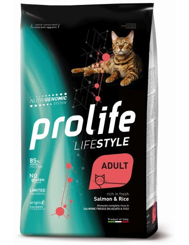 PROLIFE CAT DRY ADULT SALMON&RICE 1,5 KG