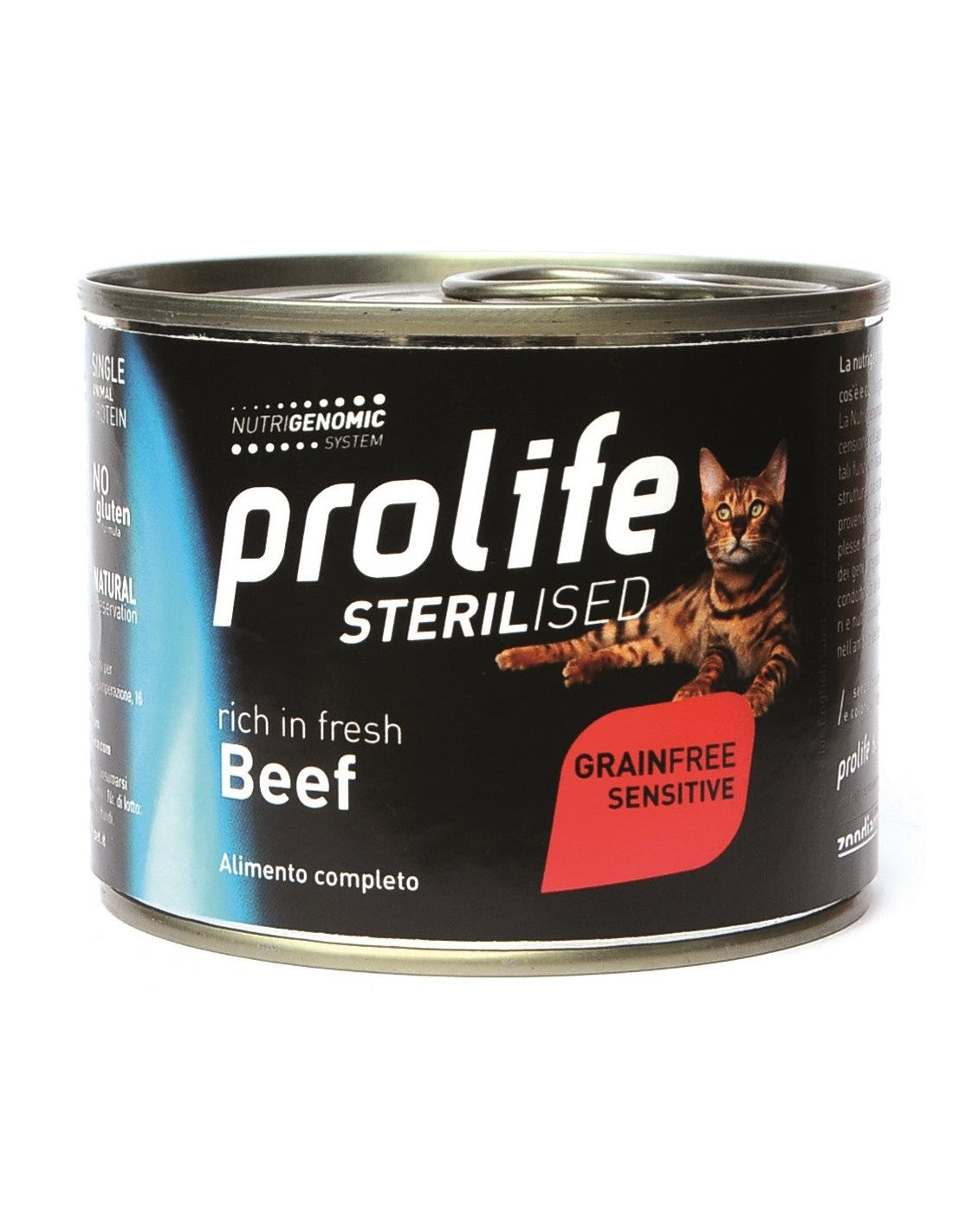 Prolife Gatto adult grain free sensitive beef 200 gr