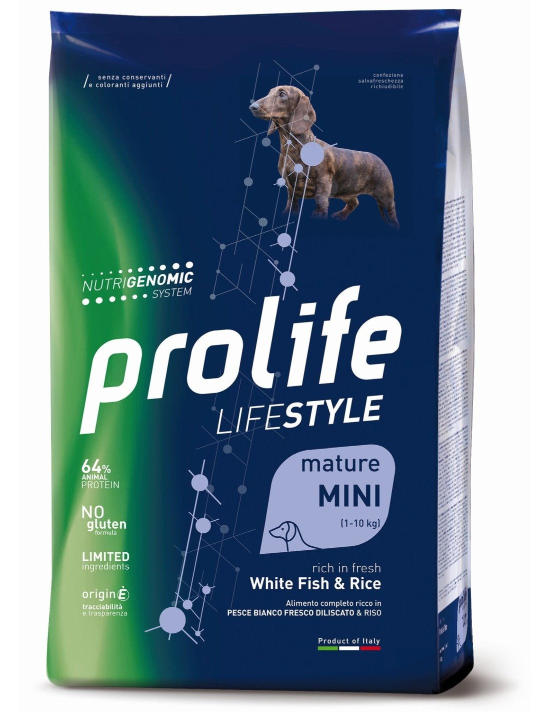 Prolife Cane Mature White Fish & Rice Mini 2 kg