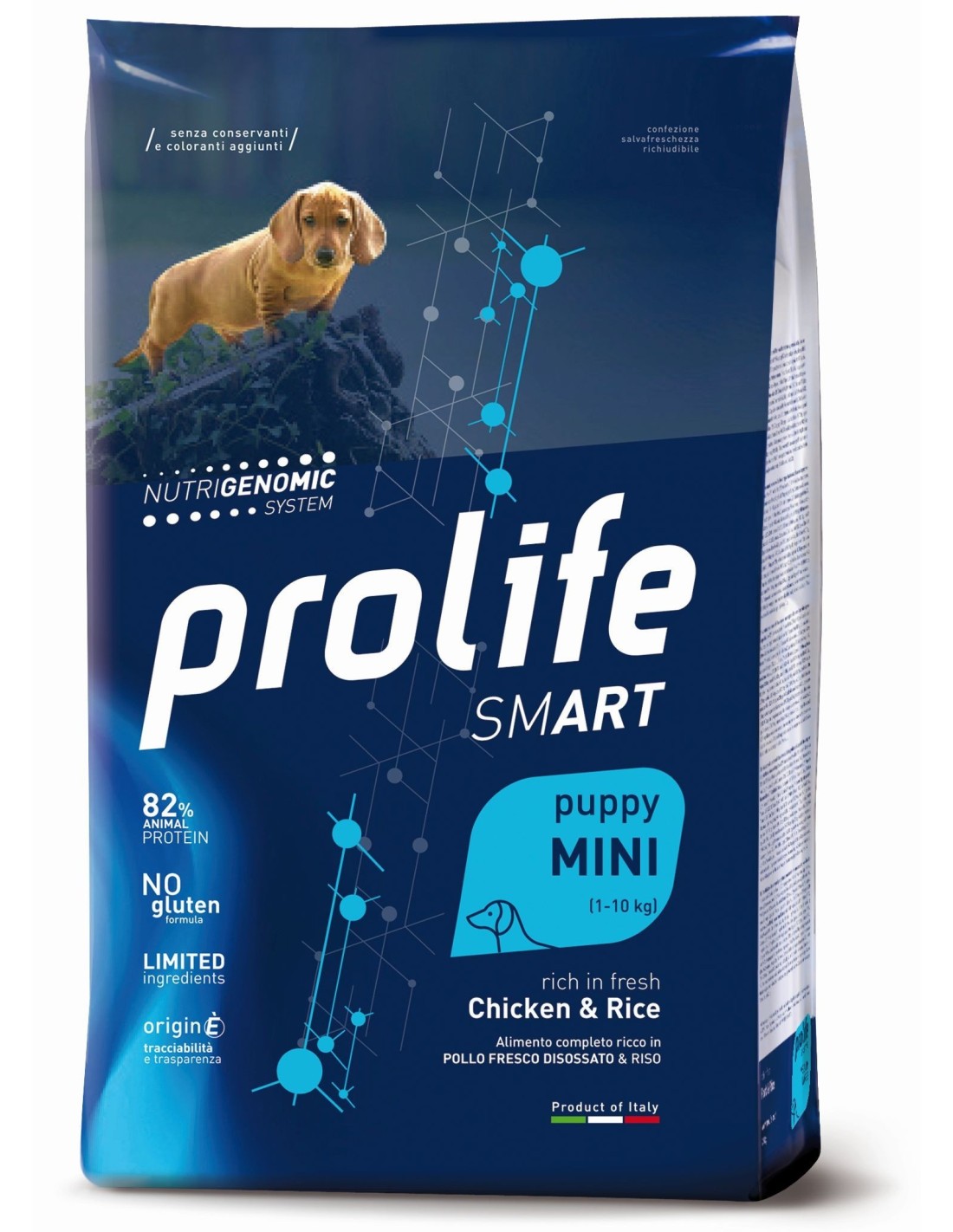 Prolife Smart Puppy Mini Pollo e Riso 2kg Crocchette per Cane