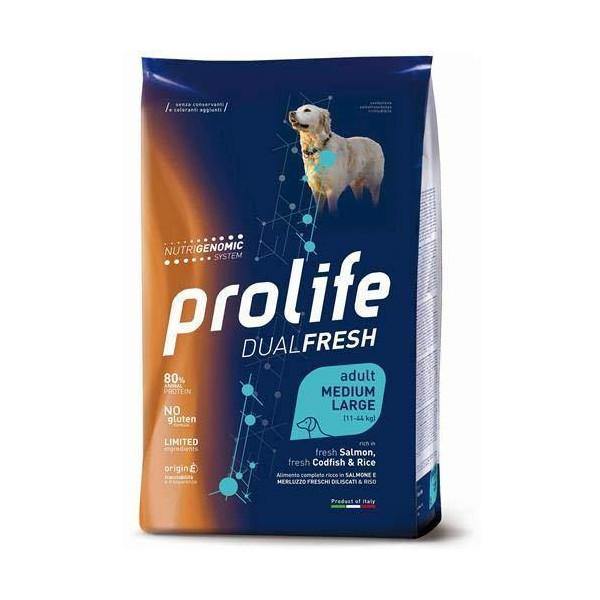 Prolife Adult Medium/Large Salmone Merluzzo&Riso 12 kg