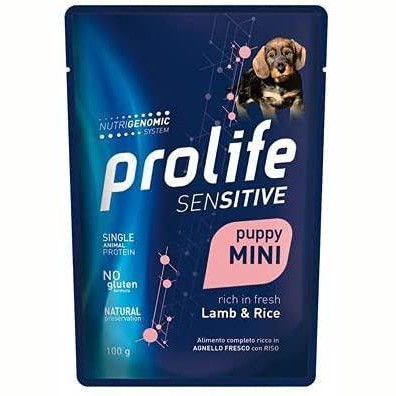 Prolife Puppy Mini Agnello&Riso 100gr Alimento umido per Cani