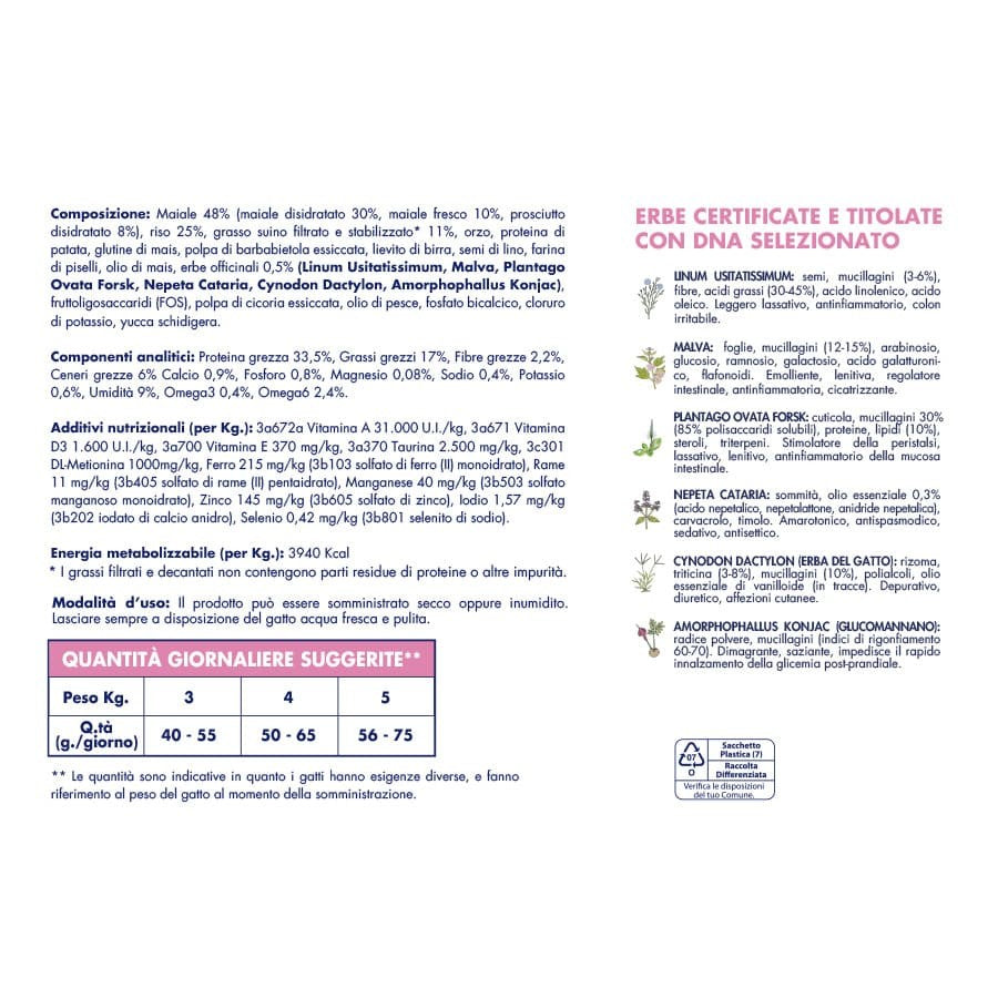 Vetline Salute STERI Maiale con Prosciutto 3kg