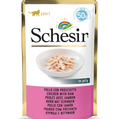 Schesir Gatto Pollo e Prosciutto 50gr