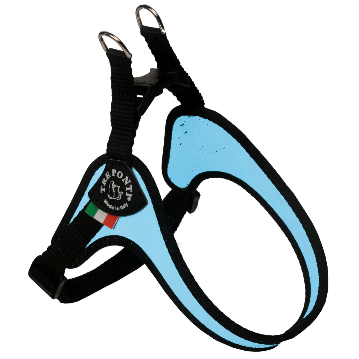 Tre Ponti Pettorina Easy Fit Sottopancia Regolabile Genesis Onyx Azzurro mis.1,5