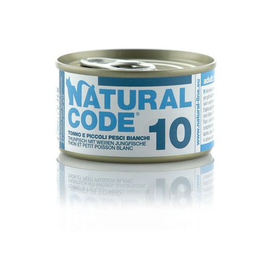 Natural Code - 10 Tonno e Piccoli Pesci Bianchi 85gr