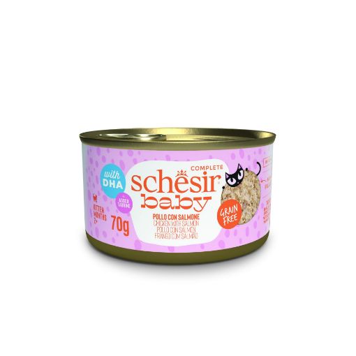 Schesir Gatto baby pollo/salmone 70gr