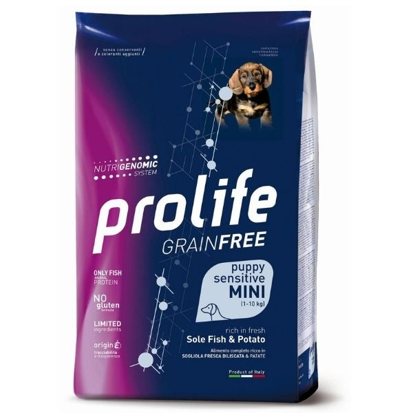 Prolife Grain Free Monoproteico Puppy Mini Sogliola e Patata 600g