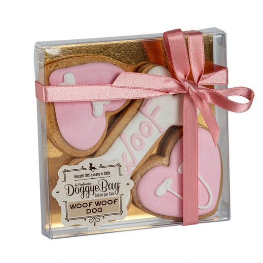 Tortina per Cani - DoggyeBag Woof Woof Dog Rosa