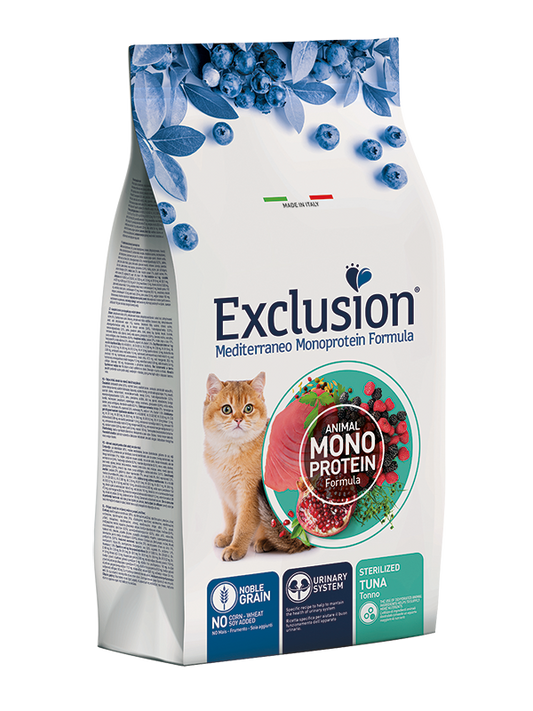 Exclusion Mediterraneo Noble Grain Sterilizzati Tonno - 1,5kg