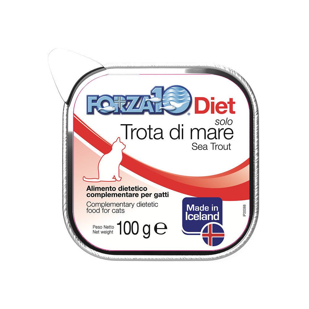 Forza10 Gatto Solo Trota di Mare 100gr Monoproteico